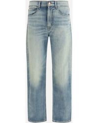 7FOR - Easy Straight Jeans - Lyst