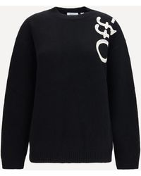 Off-White c/o Virgil Abloh - Vertical Bookish Crewneck Sweater - Lyst