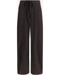 Ella - Barrel Leg Pants With Drawstring - Lyst
