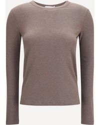 Max Mara - Ribbed Long-Sleeve Sweater - Lyst