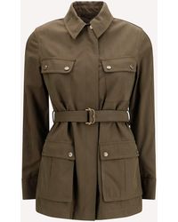 Burberry - Gabardine Safari Jacket - Lyst