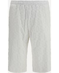 Gcds - Shorts With All-Over Monogram - Lyst