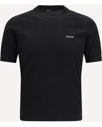 Prada - C-Neck Knit - Lyst