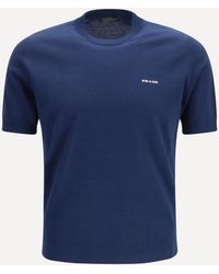 Prada - C-Neck Knit - Lyst