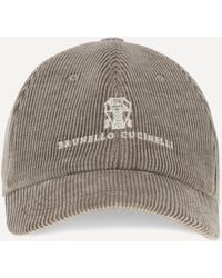 Brunello Cucinelli - Ribbed Baseball Cap - Lyst