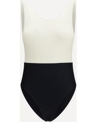 Ami Paris - Nylon One-Piece Swimsuit - Lyst
