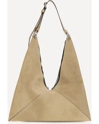 Moschino - Suede Hobo Tote Bag - Lyst