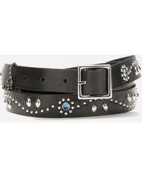 HTC - Appaloosa Leather Belt With Embellishments - Lyst