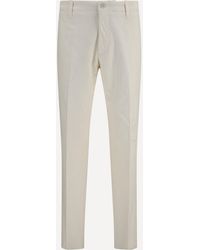 Lardini - Ribbed Viscose Pants - Lyst