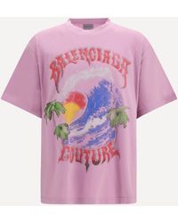 Balenciaga - Vintage Surfer Oversized T-Shirt - Lyst