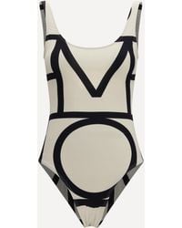 TOTEME - Monogram One-Piece Swimsuit - Lyst