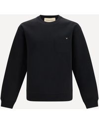 Valentino - Sweatshirt With Pocket And Vlogo - Lyst