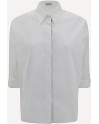 Brunello Cucinelli - Shiny Monili Shirt - Lyst