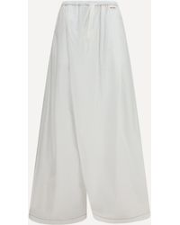 Marni - Draping Wide-Leg Pants - Lyst