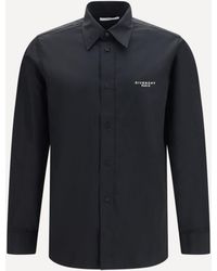 Givenchy - Embroidered Poplin Shirt - Lyst