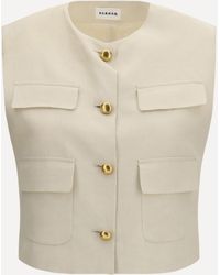 P.A.R.O.S.H. - P. A.R. O. H. Wool Gilet - Lyst
