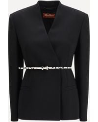 Max Mara - Double-Breasted Cady Jacket - Lyst