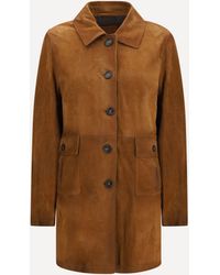 Valstar - Suede Long Jacket - Lyst