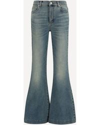 McQueen - Flared Denim Jeans - Lyst