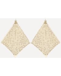 Rabanne - Pixel Chainmail Earrings - Lyst