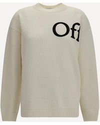 Off-White c/o Virgil Abloh - Bookish Shared Crewneck Sweater - Lyst