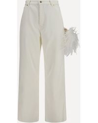 DARKPARK - Lisa Feather Chain Corduroy Pants - Lyst