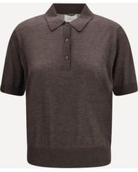 Loulou de Saison - Migo Ribbed Polo - Lyst