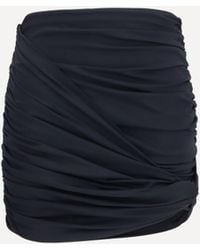 Magda Butrym - Draped Swim Mini Skirt - Lyst