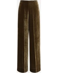P.A.R.O.S.H. - P. A.R. O.S. H. Velvet Pants - Lyst