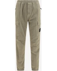 Stone Island - Cargo Pants With Elasticated Cuffs - Lyst