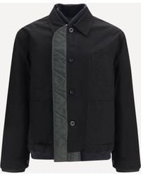 Sacai - Nylon Ripstop Twill Bomber Jacket - Lyst