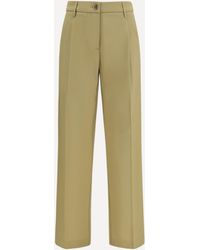 Cruna - Wide-Leg Virgin Wool Pants - Lyst