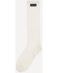 Miu Miu - Cotton Pointelle Socks - Lyst