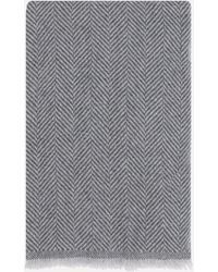 Brunello Cucinelli - Linen And Cashmere Scarf - Lyst