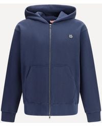 KENZO - 'Boke Flower' Embroidered Zip Hoodie - Lyst