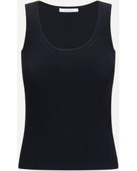Max Mara - Ribbed Jersey Tank Top - Lyst