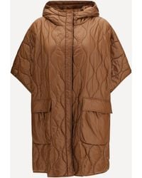 Woolrich - Quilted Urban Light Nylon Cape - Lyst