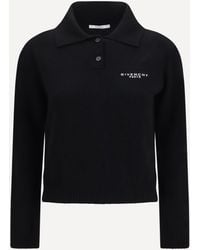Givenchy - Wool And Cashmere Polo Sweater - Lyst