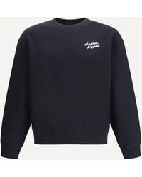 Maison Kitsuné - Cotton Sweatshirt Wih Logo - Lyst