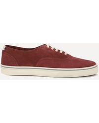 Brunello Cucinelli - Reversed Calfskin Sneakers - Lyst