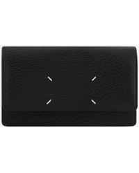 Margiela - Grained Leather Wallet - Lyst