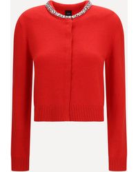 Pinko - Colonia Cardigan With Jewel Collar - Lyst