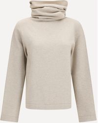 Alaïa - High-Neck Jumper - Lyst