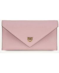 Pinko - Love Birds Logo Mini Clutch Bag - Lyst