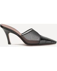 AMINA MUADDI - Jamie Mesh Mules - Lyst