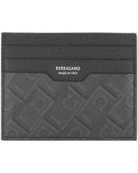 Ferragamo - Leather Cardholder - Lyst