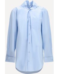 ALAINPAUL - Shirt With Elasticated Collar - Lyst