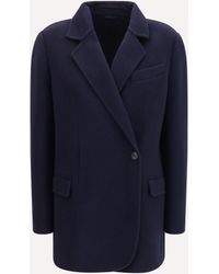 Brunello Cucinelli - Single-Breasted Wool And Cashmere Jacket - Lyst