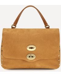 Zanellato - Postina Jones Suede Top Handle Bag - Lyst