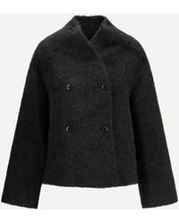 Loulou de Saison - Wes Double Breasted Alpaca Jacket - Lyst